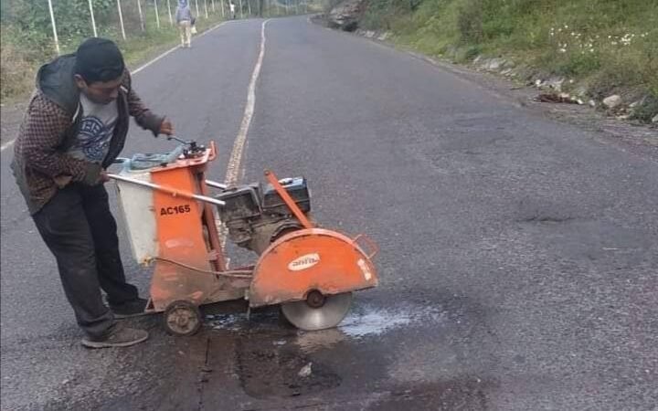 EN MARCHA, PROGRAMA DE BACHEO EN TOMATLÁN