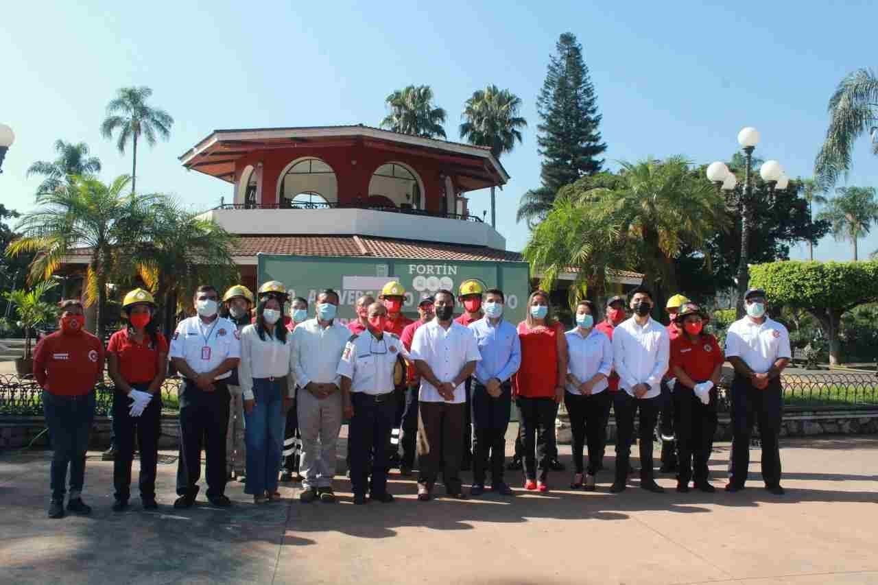 AUTORIDADES MUNICIPALES RECONOCEN LA LABOR DEL CUERPOS DE BOMBEROS FORTÍN A.C.