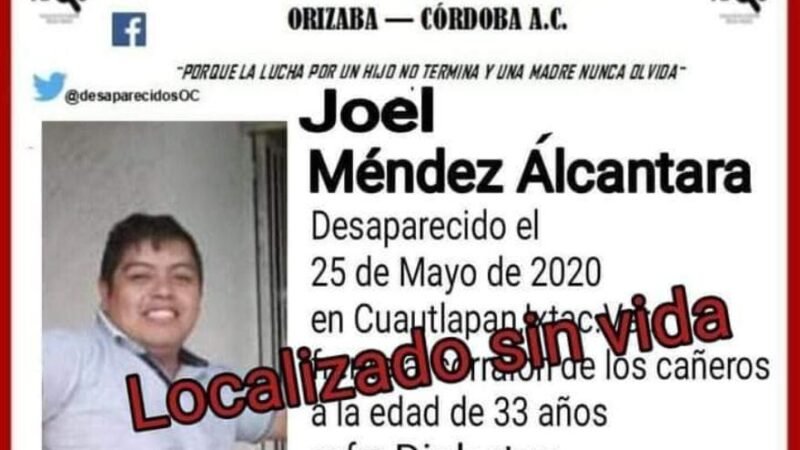 IDENTIFICAN CUERPO HALLADO EN FOSAS DE IXTAC