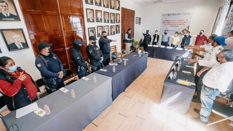 CONFORMAN CONSEJO DE SEGURIDAD PÚBLICA EN COSCOMATEPEC