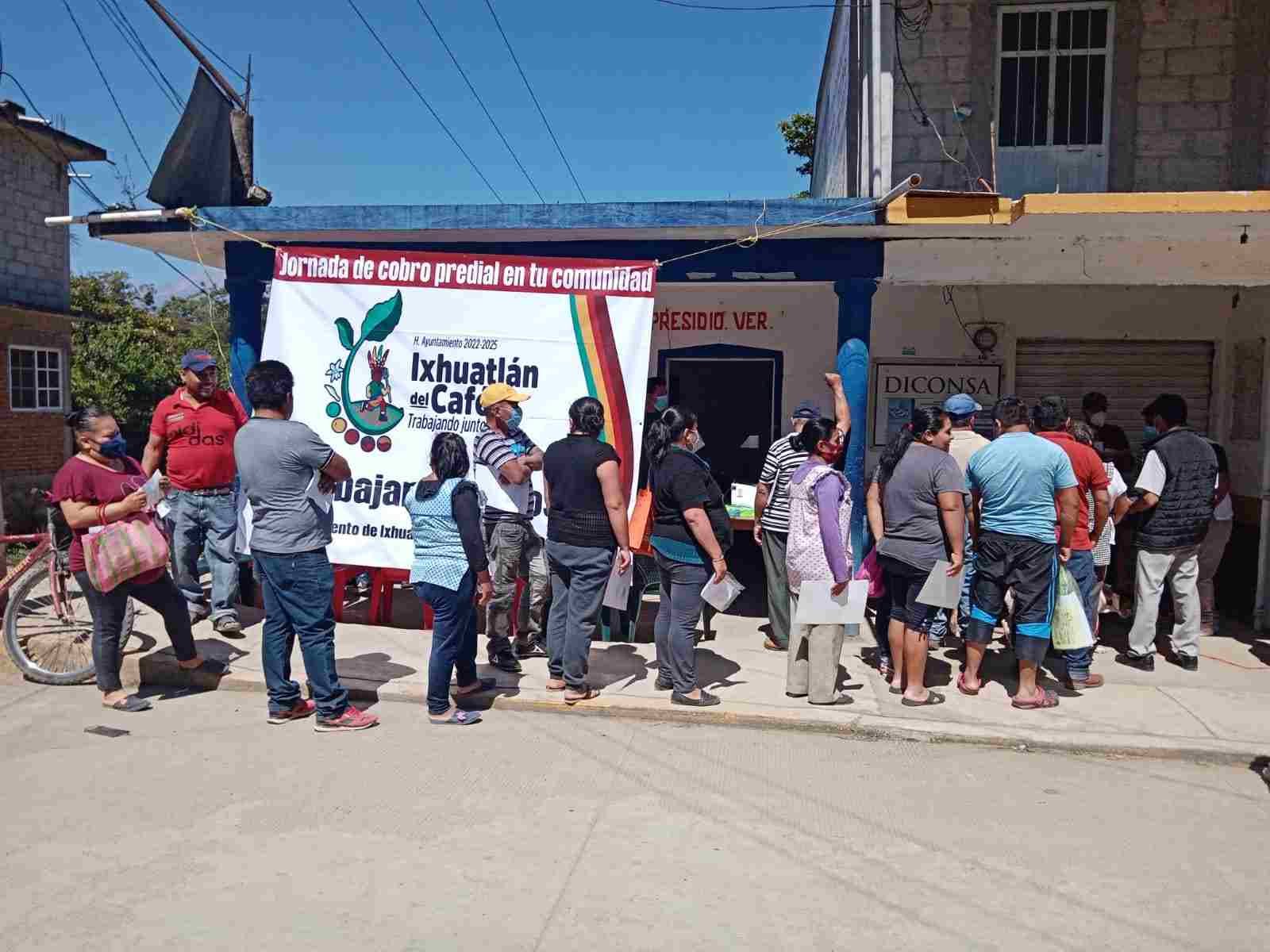 IMPLEMENTA IXHUATLÁN “COBRO DE PREDIAL EN TU COMUNIDAD”
