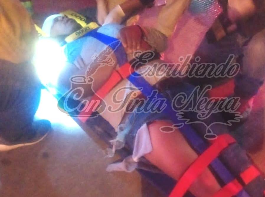 CHOCA CAMIONETA CONTRA MOTOCICLISTA