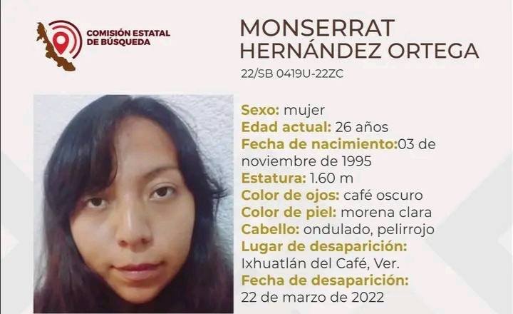 ENCUENTRAN SIN VIDA A JOVEN DE IXHUATLÁN REPORTADA COMO DESAPARECIDA