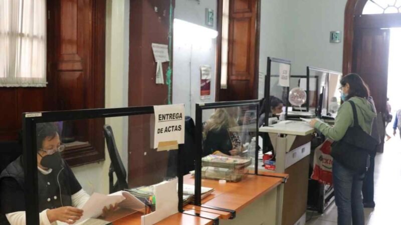 AVANZA REGISTRO CIVIL EN DIGITALIZACIÓN DE ACTAS DE NACIMIENTO