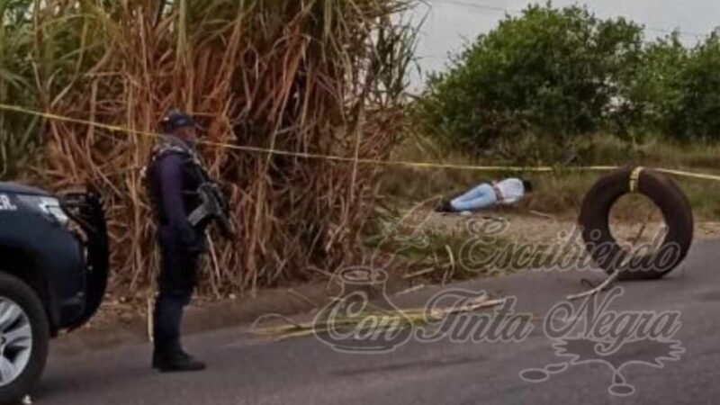 DERRAPA MOTOCICLISTA Y MUERE