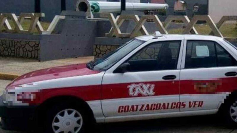 TAXISTA ASALTA A PASAJERA