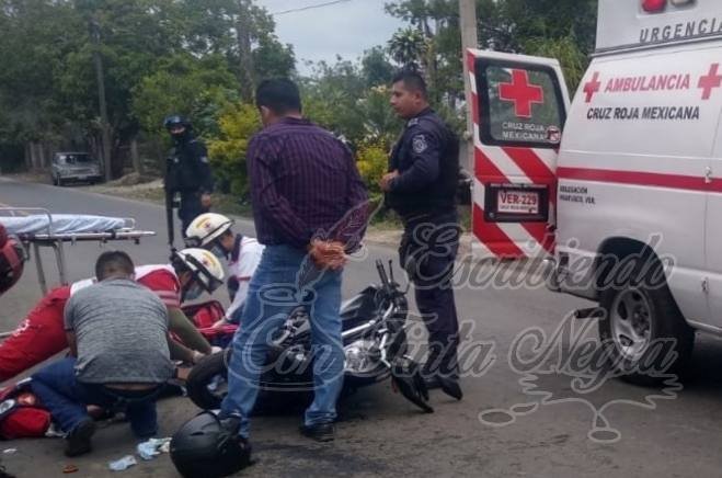 CHOCA MIXTO RURAL CONTRA MOTOCICLISTAS