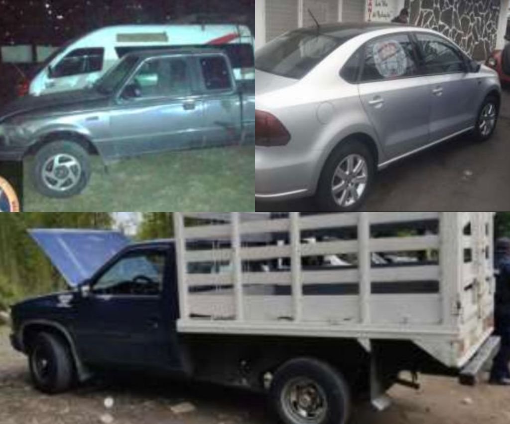 RECUPERA SSP 5 VEHÍCULOS EN LA ZONA CENTRO