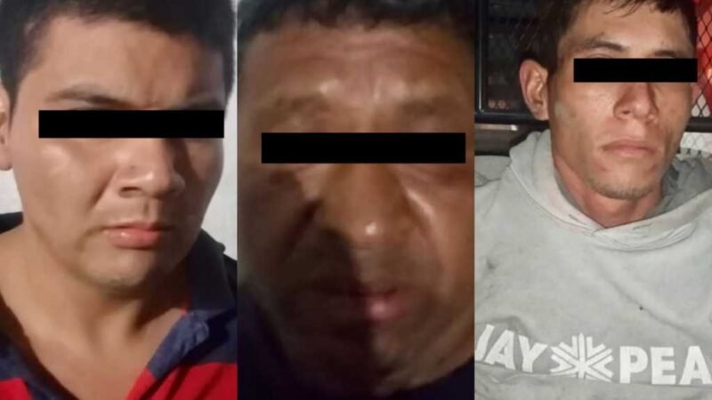 CÓDIGO ROJO POR ASALTO; DETIENEN A 3