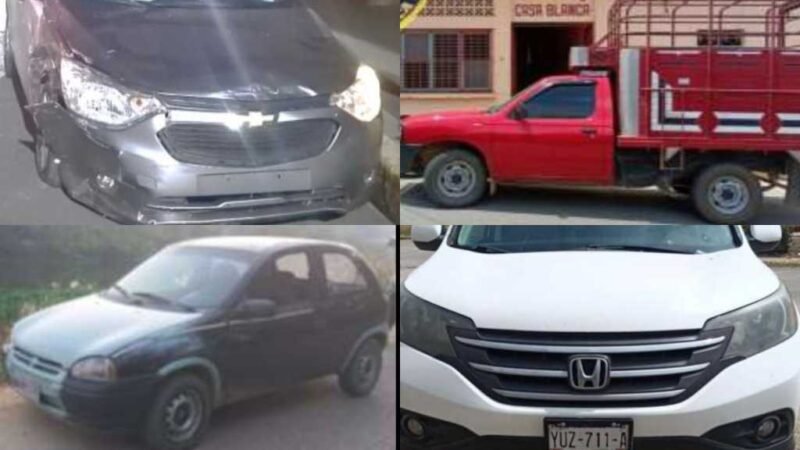 RECUPERA SSP VEHÍCULOS ROBADOS