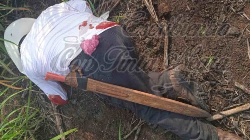 MATAN A BALAZOS A CAMPESINO