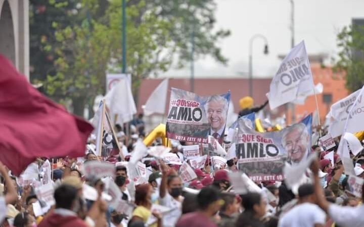 SECRETARIO DE GOBIERNO NIEGA “ACARREO” EN EVENTO PRO AMLO