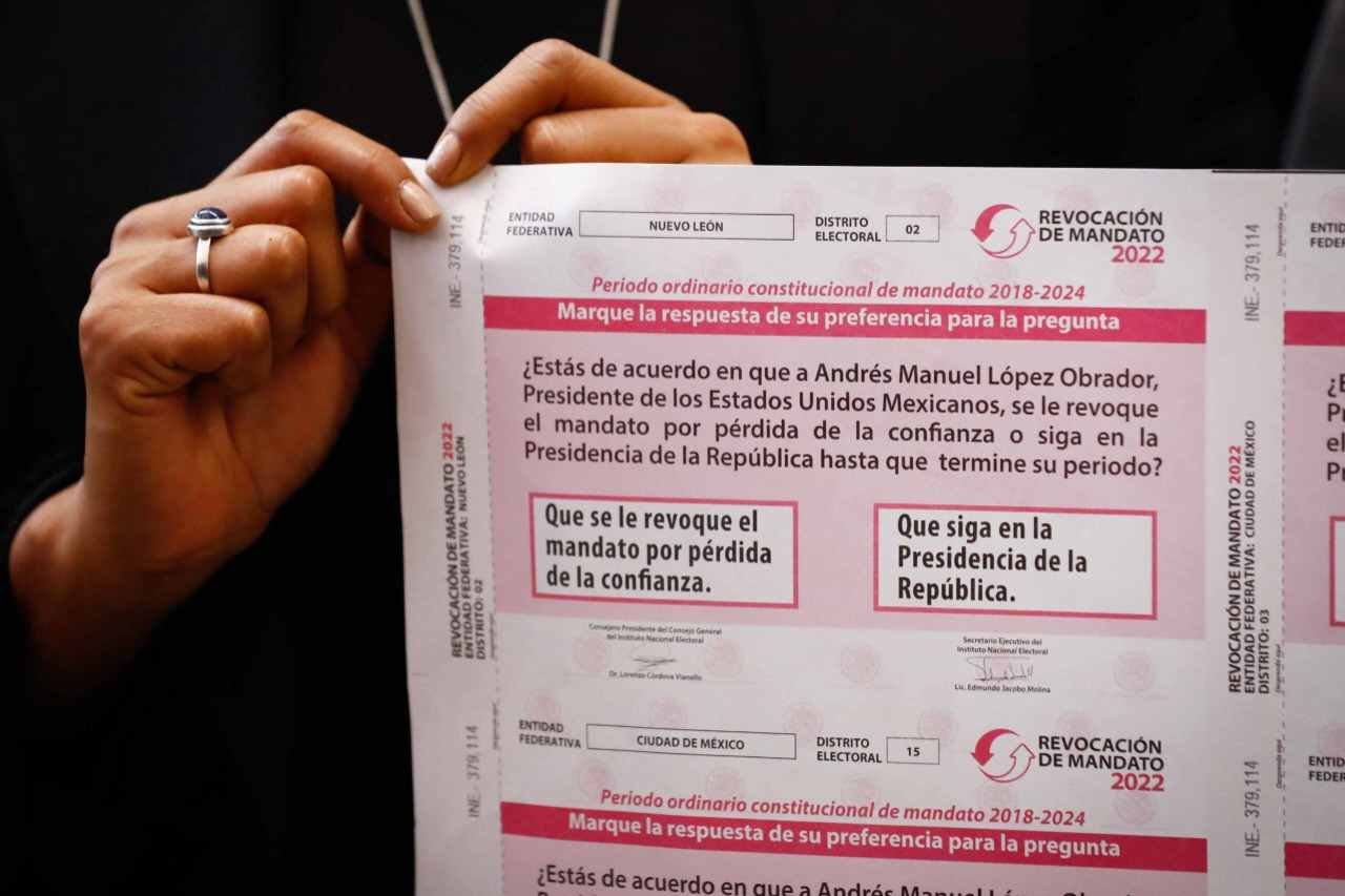 ROBAN MÁS DE 5 MIL BOLETAS PARA REVOCACIÓN DE MANDATO
