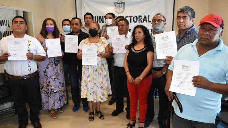 ENTREGAN CONSTANCIAS A AGENTES MUNICIPALES DE FORTÍN