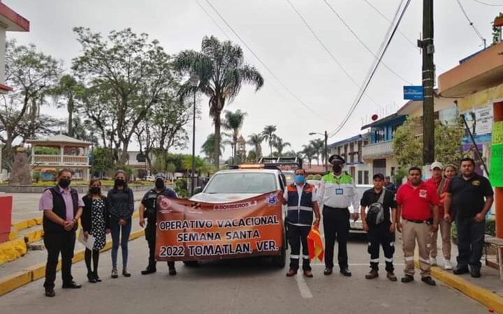 DAN BANDERAZO DE OPERATIVO DE SEMANA SANTA