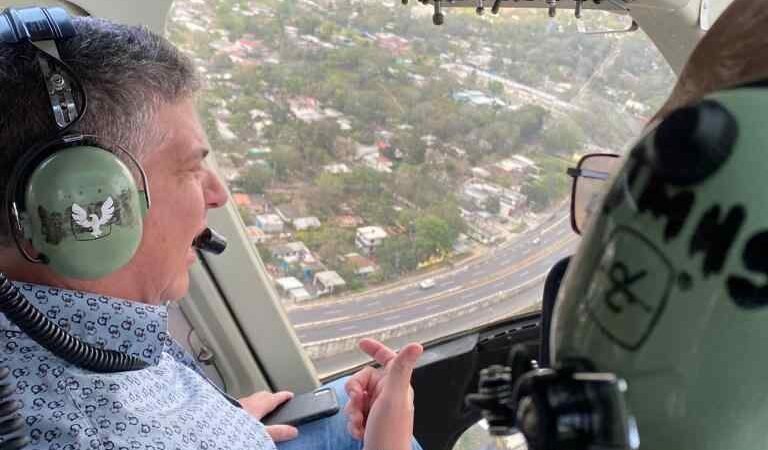 DESPLIEGA SSP VIGILANCIA ÁREA EN DIVERSAS REGIONES DEL ESTADO