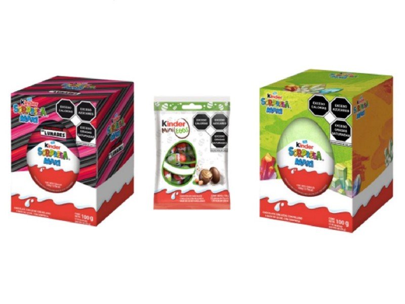 RETIRAN DEL MERCADO 3 PRESENTACIONES DE KINDER POR INVESTIGACIÓN DE SALMONELLA