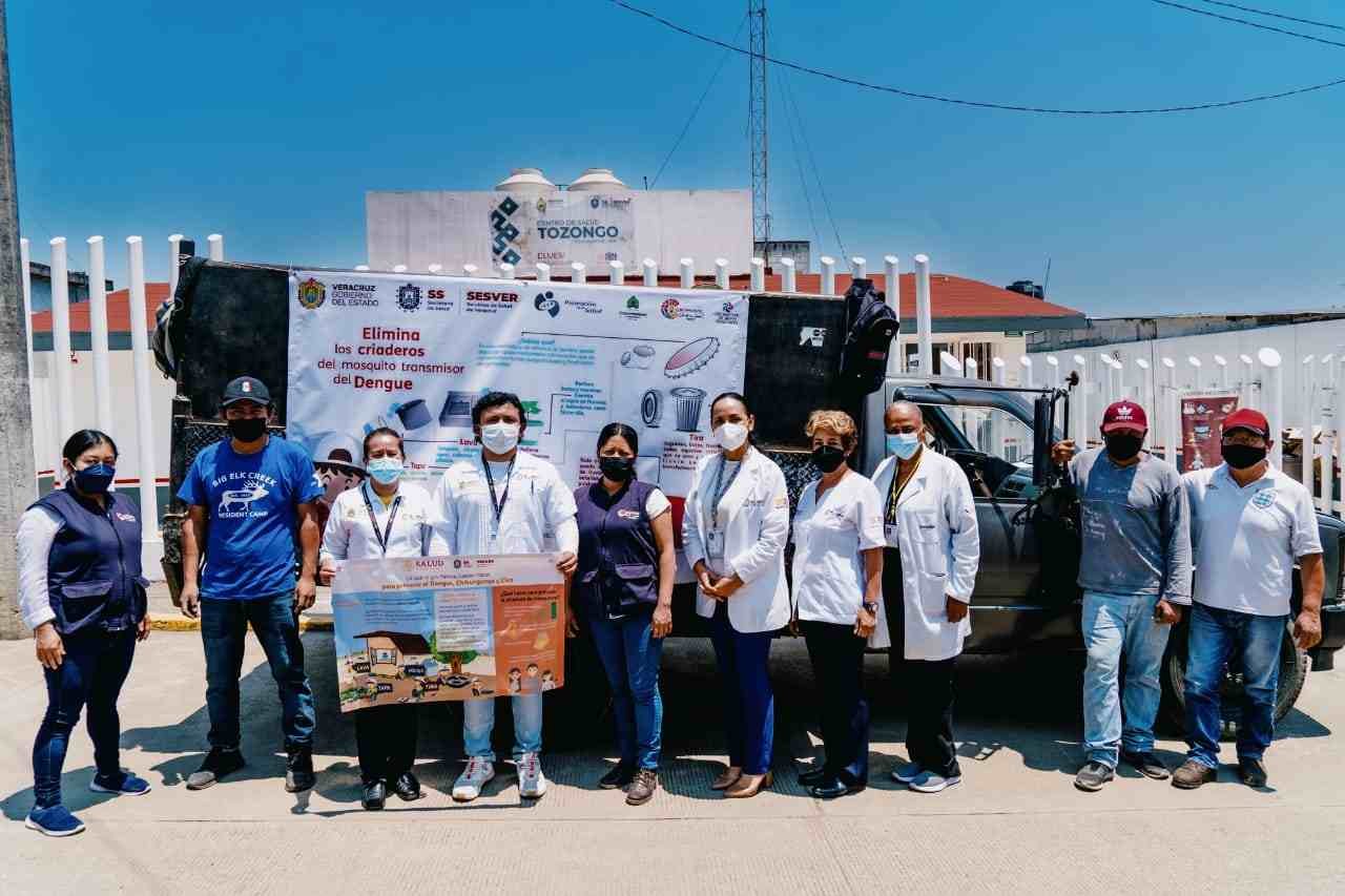 LIMPIAN DE CRIADEROS DE MOSCOS A TOZONGO
