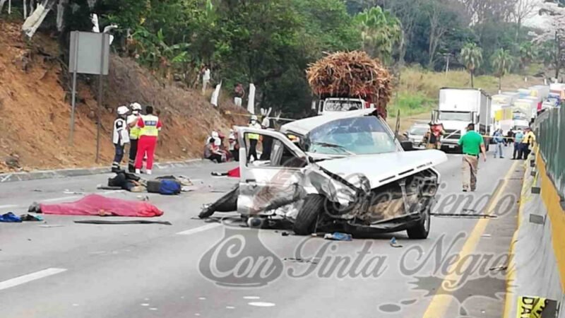 IDENTIFICAN A LOS FINADOS EN ACCIDENTE