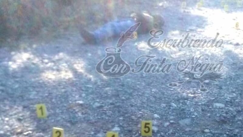 EJECUTAN A HOMBRE EN COSCOMATEPEC