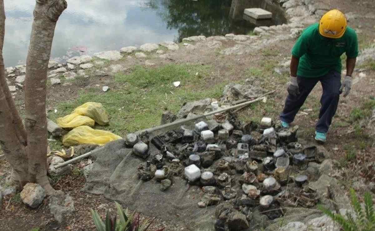 ALERTAN DE CONTAMINACIÓN POR MEDIDORES DE CFE EN CENOTE DE YUCATÁN