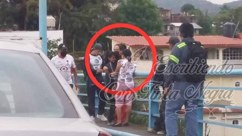 JOVENCITA INTENTA LANZARSE DE PUENTE DEL RÍO SAN ANTONIO