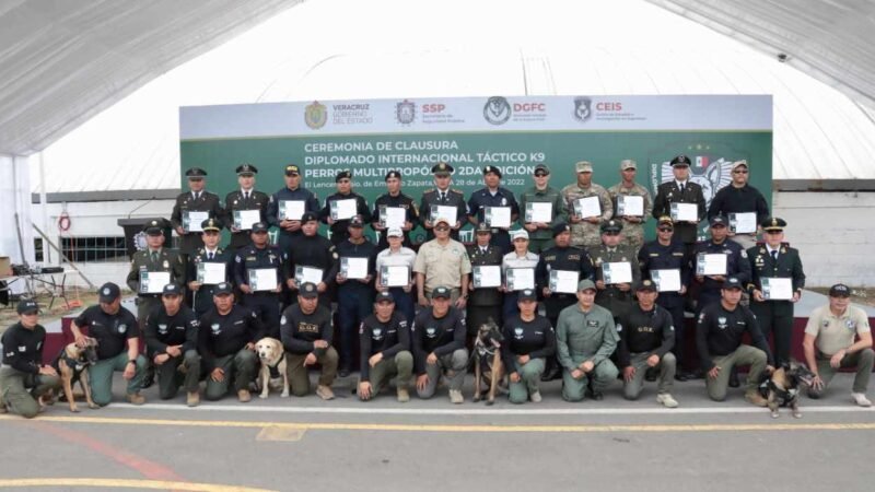 CONCLUYE DIPLOMADO DE K9