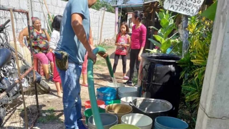 APOYA CASF CON PIPAS A FAMILIAS AFECTADAS POR ESTIAJE