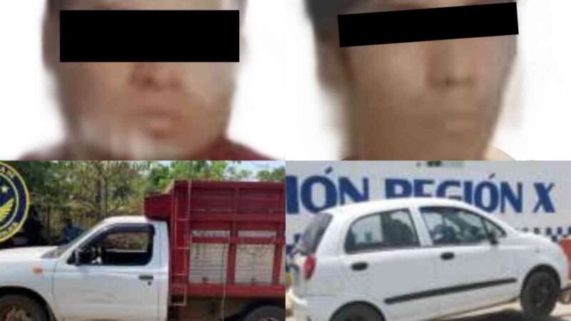 RECUPERA SSP SEIS VEHÍCULOS Y DETIENE A TRES