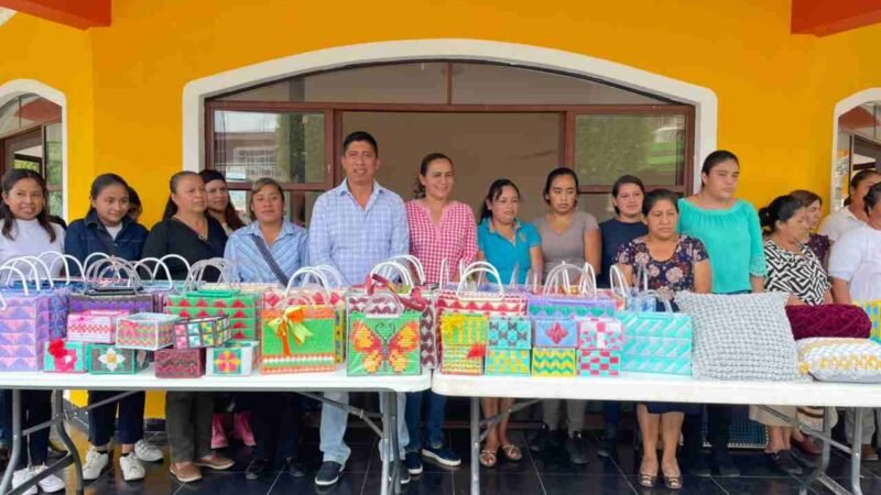CULMINA TALLER DE TEJIDO CON RAFIA DIF DE ALPATLÁHUAC
