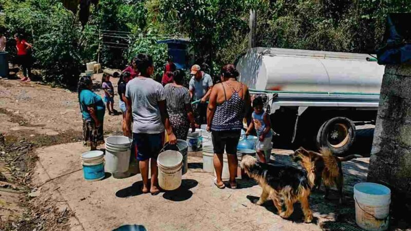 APLICAN ESTRATEGIAS POR ESTIAJE EN COSCOMATEPEC