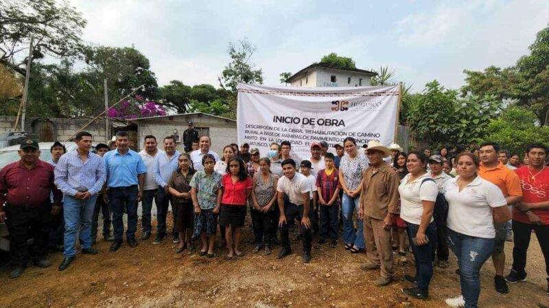 CONSTRUYEN RAMPAS Y CAMINOS SACA COSECHA EN HUATUSCO