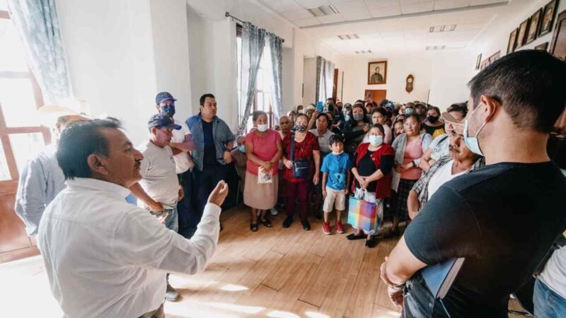 TRABAJAN PARA AFRONTAR ESCASEZ DE AGUA EN COSCOMATEPEC
