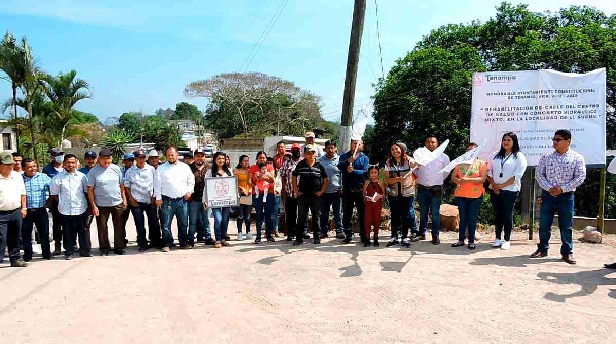 ALCALDESA DE TENAMPA DA BANDERAZOS EN EL SÚCHIL Y EN EJIDO BENITO JUÁREZ