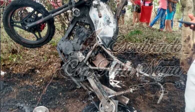 DERRAPA MOTOCICLISTA EN COMAPA