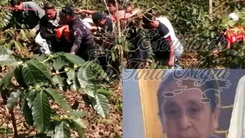 LOCALIZAN EN BARRANCO A DESAPARECIDA DE COMAPA