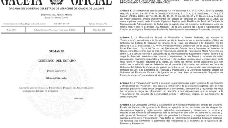 SIEMPRE SÍ: ACUARIO PASA A MANOS DE GOBIERNO DEL ESTADO