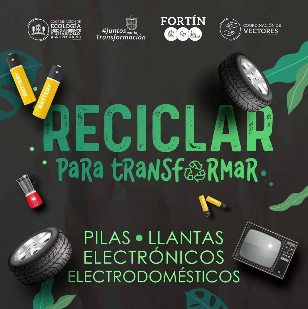 PROMUEVE ECOLOGÍA Y MEDIO AMBIENTE CAMPAÑA “RECICLAR PARA TRANSFORMAR”