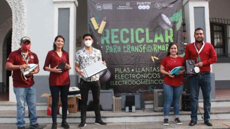 PONEN EN MARCHA CAMPAÑA DE RECICLAJE EN FORTÍN
