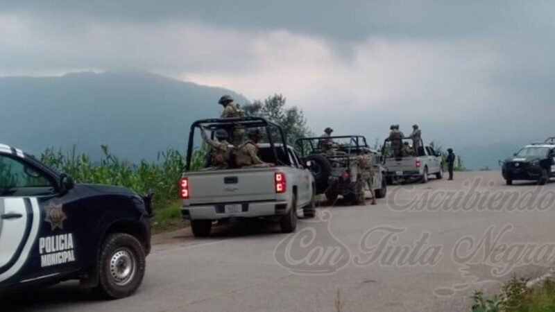 RECORRE SECRETARÍA DE MARINA Y POLICÍA COMUNIDADES DE CHOCAMÁN