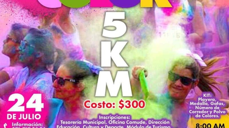 HABRÁ CARRERA DEL COLOR 2022