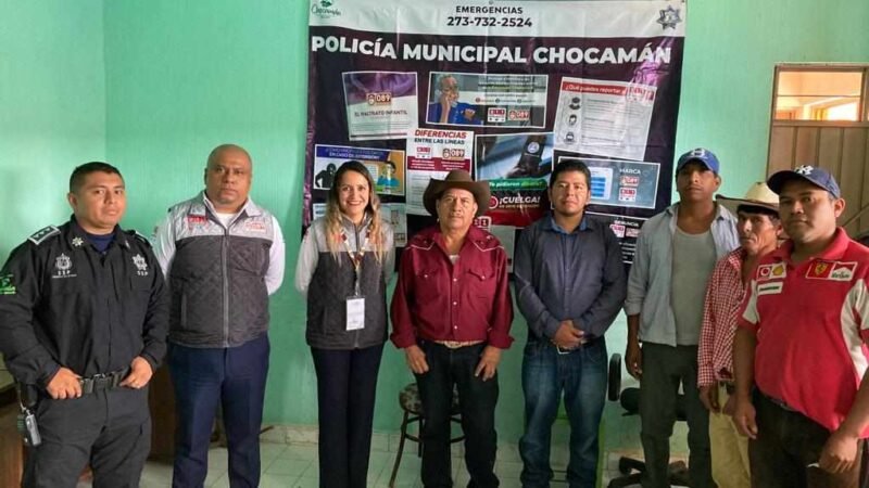 INTENSIFICA POLICÍA DE CHOCAMÁN ACCIONES DE PREVENCIÓN DEL DELITO