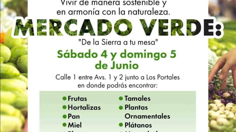 HABRÁ “MERCADO VERDE” EN CÓRDOBA