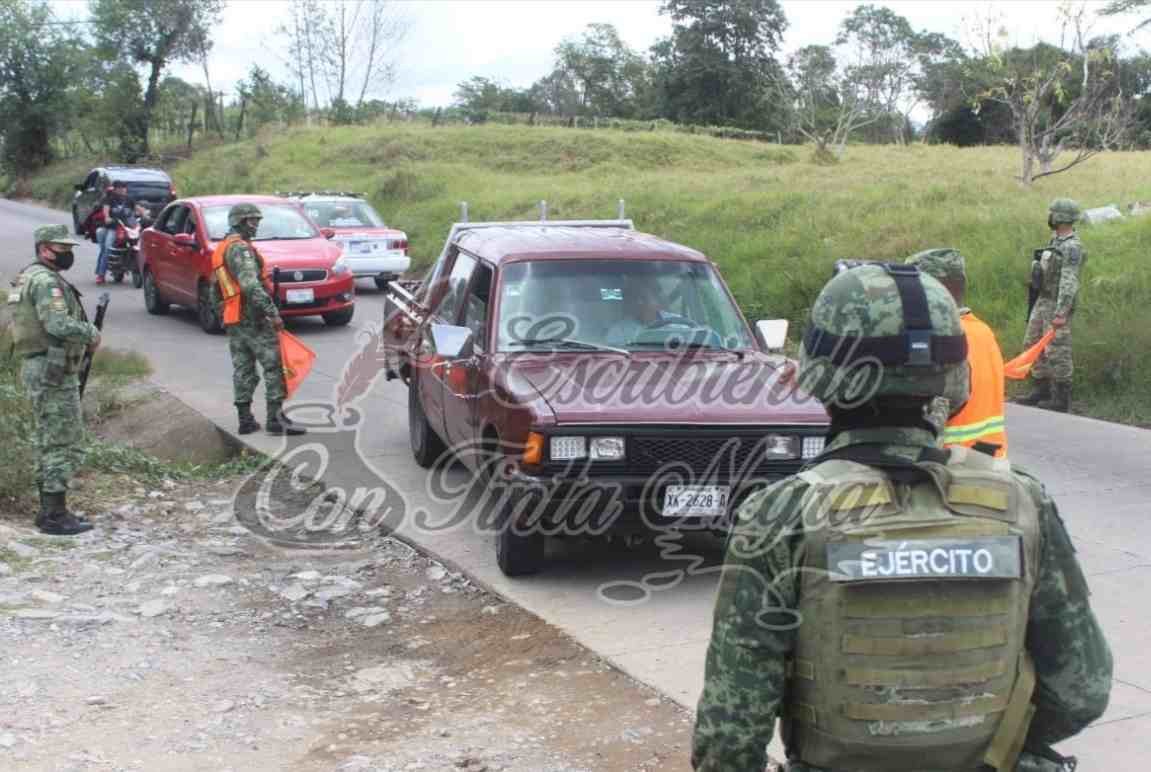 DESPLIEGA SEDENA OPERATIVO EN COSCOMATEPEC