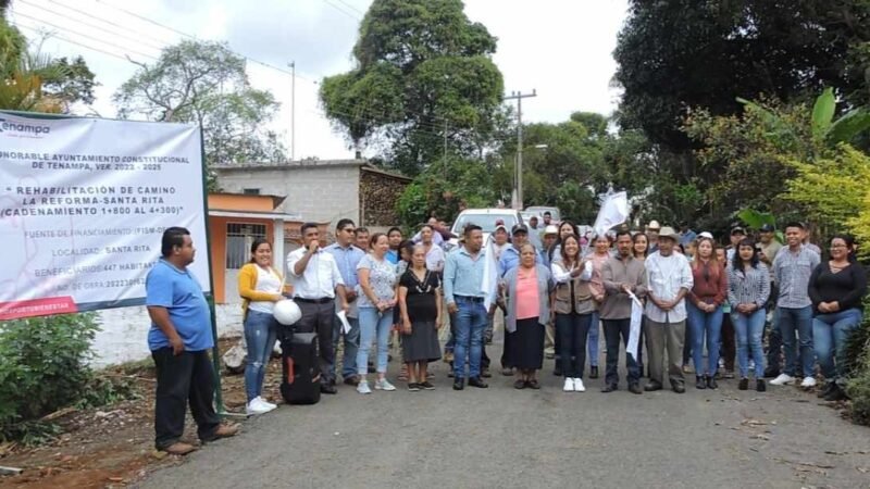 ARRANCA REHABILITACIÓN DEL CAMINO LA REFORMA-SANTA RITA