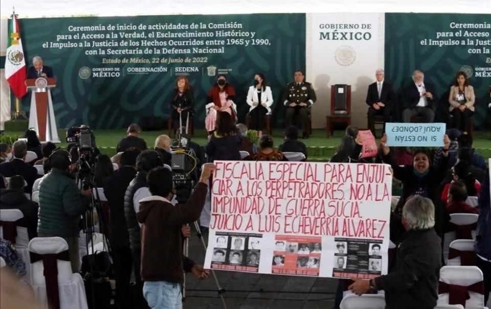 GOBIERNO DE MÉXICO ABRE ARCHIVOS MILITARES PARA ESCLARECER HECHOS DE LA “GUERRA SUCIA”