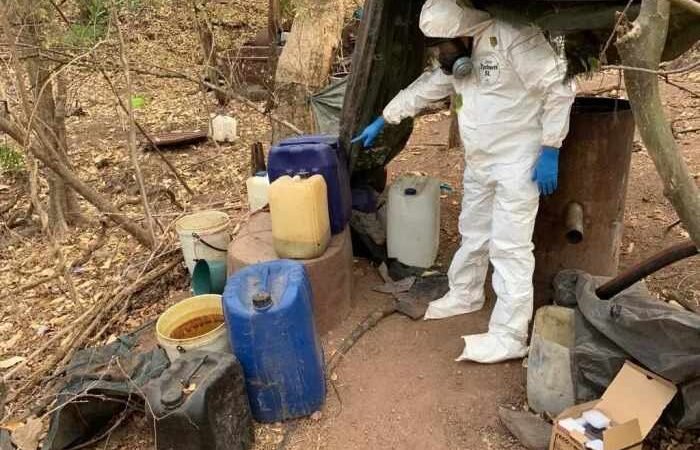 ASEGURA SEDENA SEIS LABORATORIOS CLANDESTINOS EN EL PACÍFICO NORTE