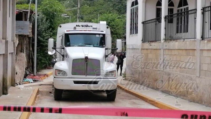 ATROPELLA Y MATA CAMIÓN DE BASURA A ABUELITA