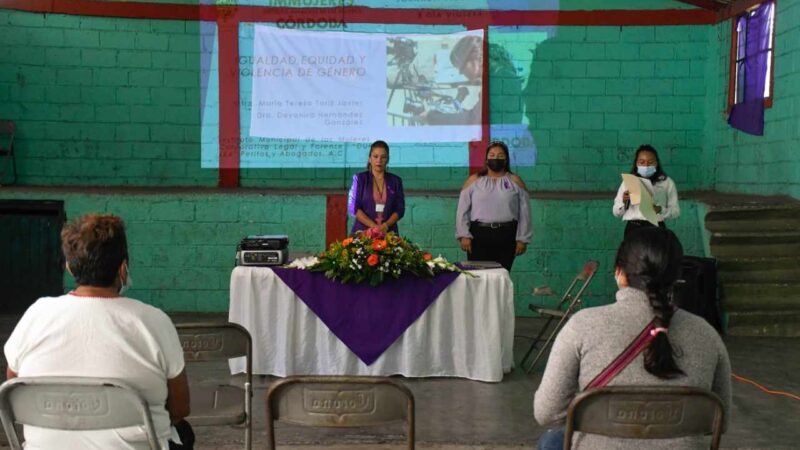 IMPARTE IMMUJERES TALLER “EQUIDAD Y LEGALIDAD DE GÉNERO” EN 20 DE NOVIEMBRE