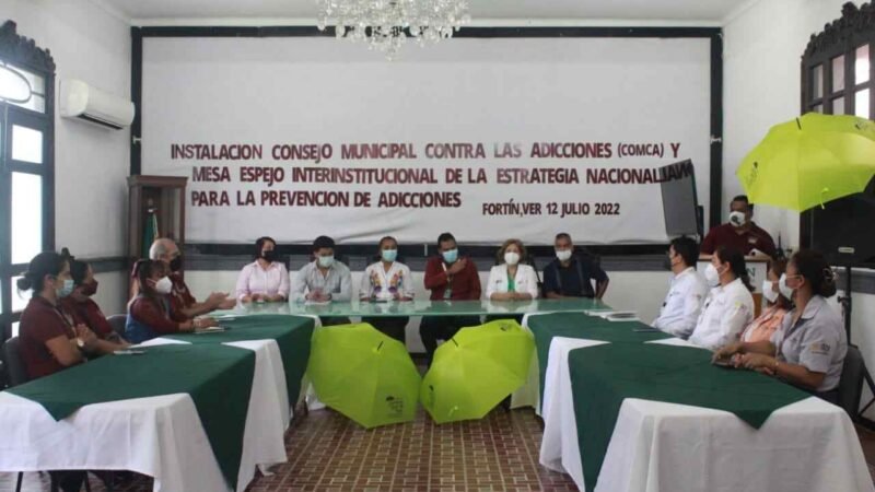 INSTALAN CONSEJO CONTRA LAS ADICCIONES EN FORTÍN